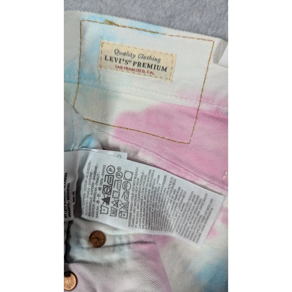 Levis Men Shorts‎ 36x6 NWT 501 '93 LGBT Pride Cutoff Button Fly Raw Frayed Hem